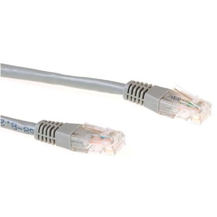 U/UTP-Kabel CAT6 1 Meter grau