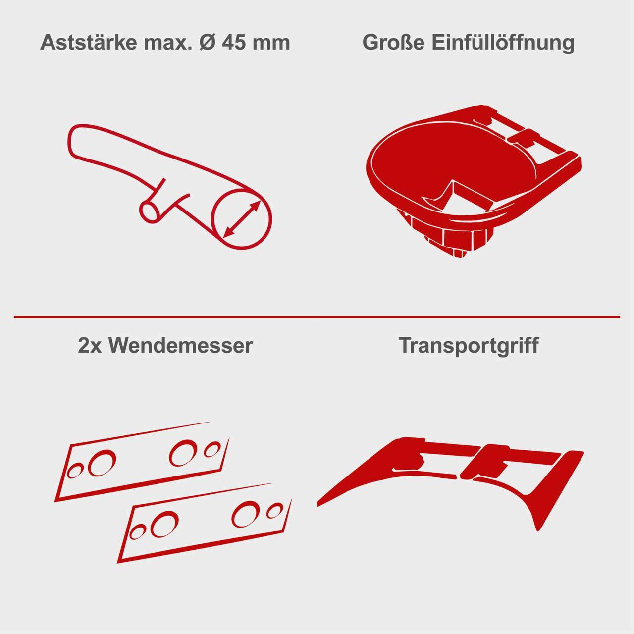 Häcksler BIOSTAR 3000 scheppach - 230V 50Hz 3000W