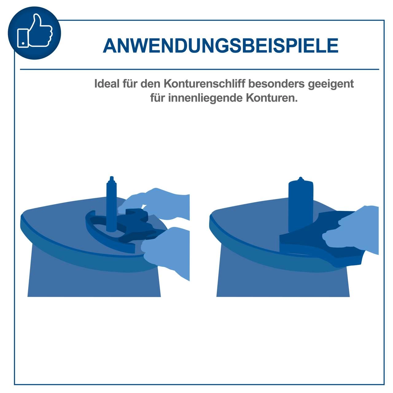 Oszillierender Spindelschleifer OSM100 Scheppach - 450W | 16mm Hub | Spindel-Ø 12,7mm | mit Zubehör