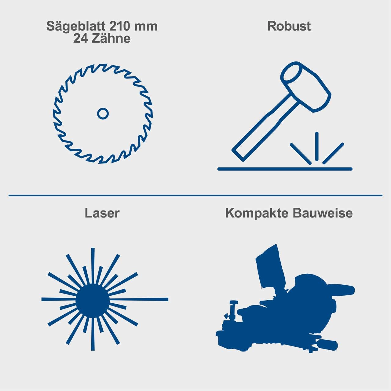 Kapp- und Gehrungssäge HM210L Scheppach - 1500W | 120mm Schnittbreite | 60mm Schnitthöhe | 24Z