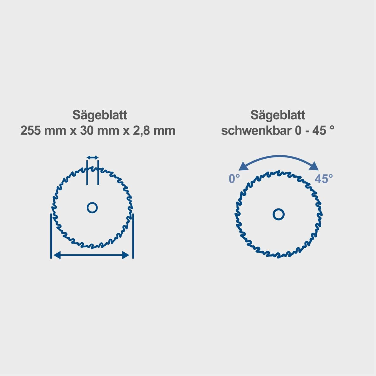 Tischkreissäge HS100S Scheppach - 85mm Schnitthöhe | 2000W | inkl. Verbreiterungen & Untergestell