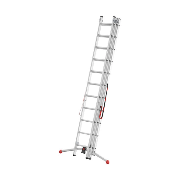 Aluminium Kombileiter mit LOT-System, 3 x 11 Sprossen