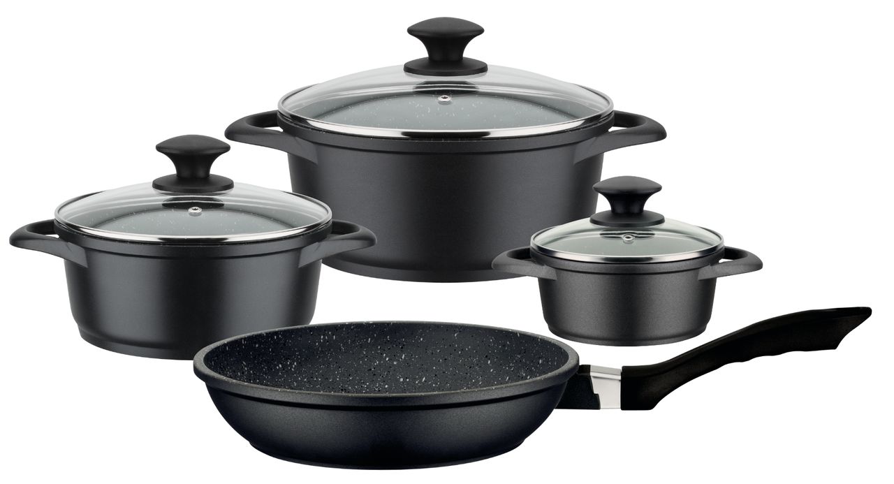 Kochtopf-Set Gourmet Granit, 7-tlg.