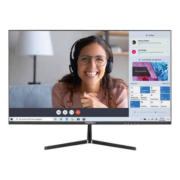 Medion Full HD Monitor P5424, 60,45 cm (24') (Md20152) – Energieeffizienzklasse E