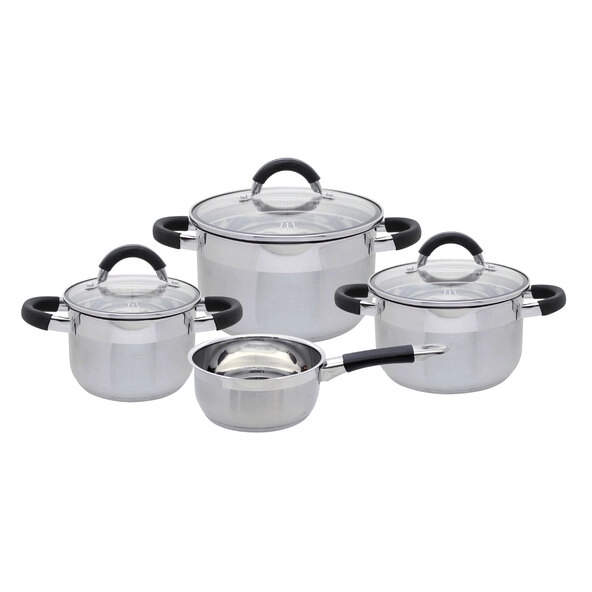 Topfset Black Steam, 4-tlg.