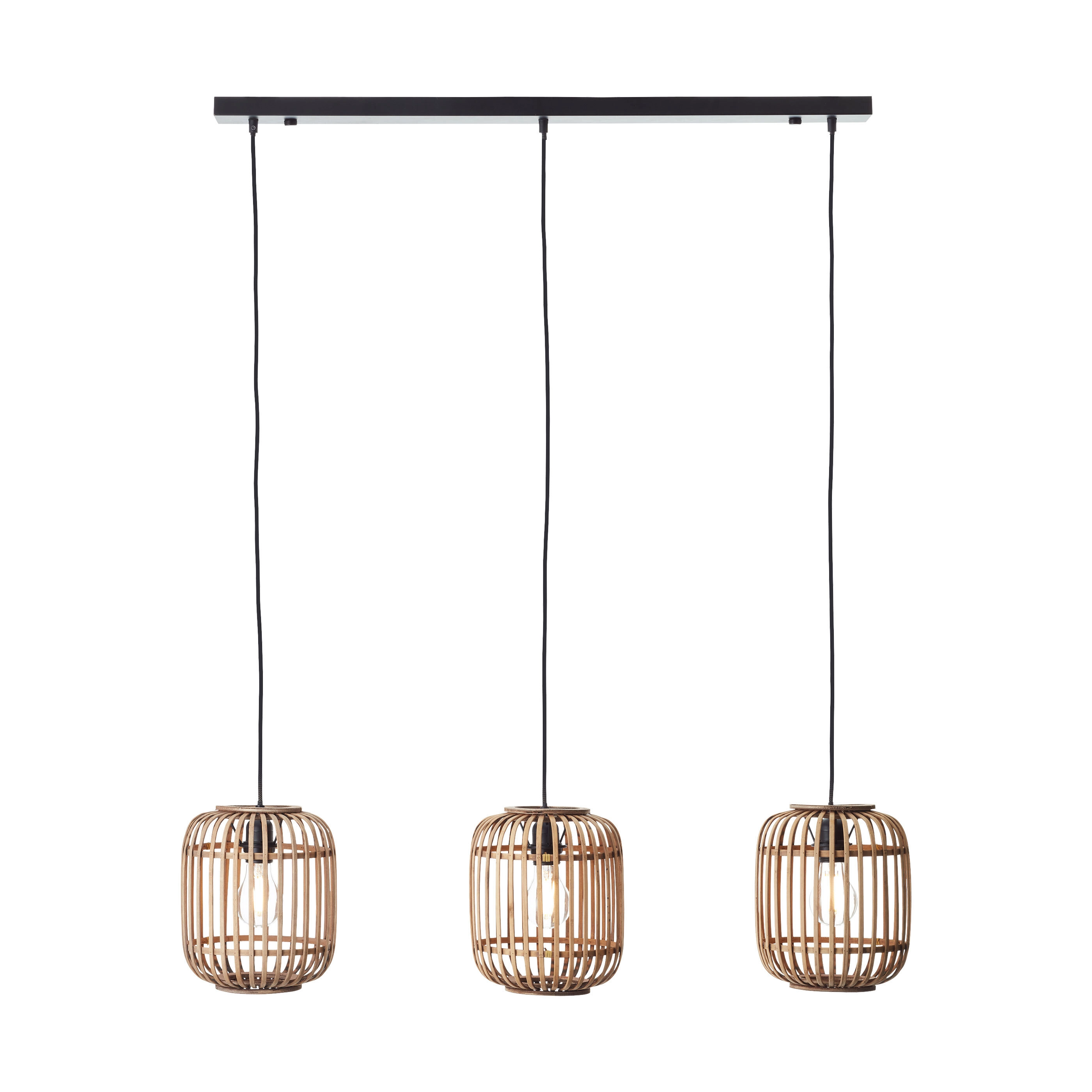 Pendelleuchte Woodrow, 3-flammig