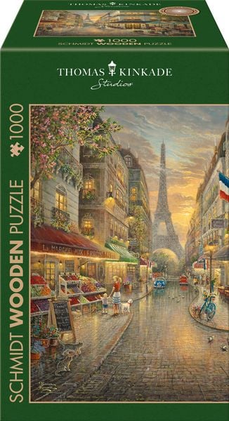 Holzpuzzle 1000 Teile, Paris Café