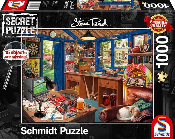 Secret Puzzles 1000 Teile, Vaters Werkstatt