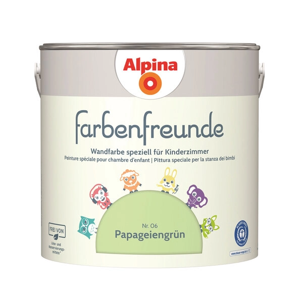 Farbenfreunde No. 6 Papageiengrün, 2,5l