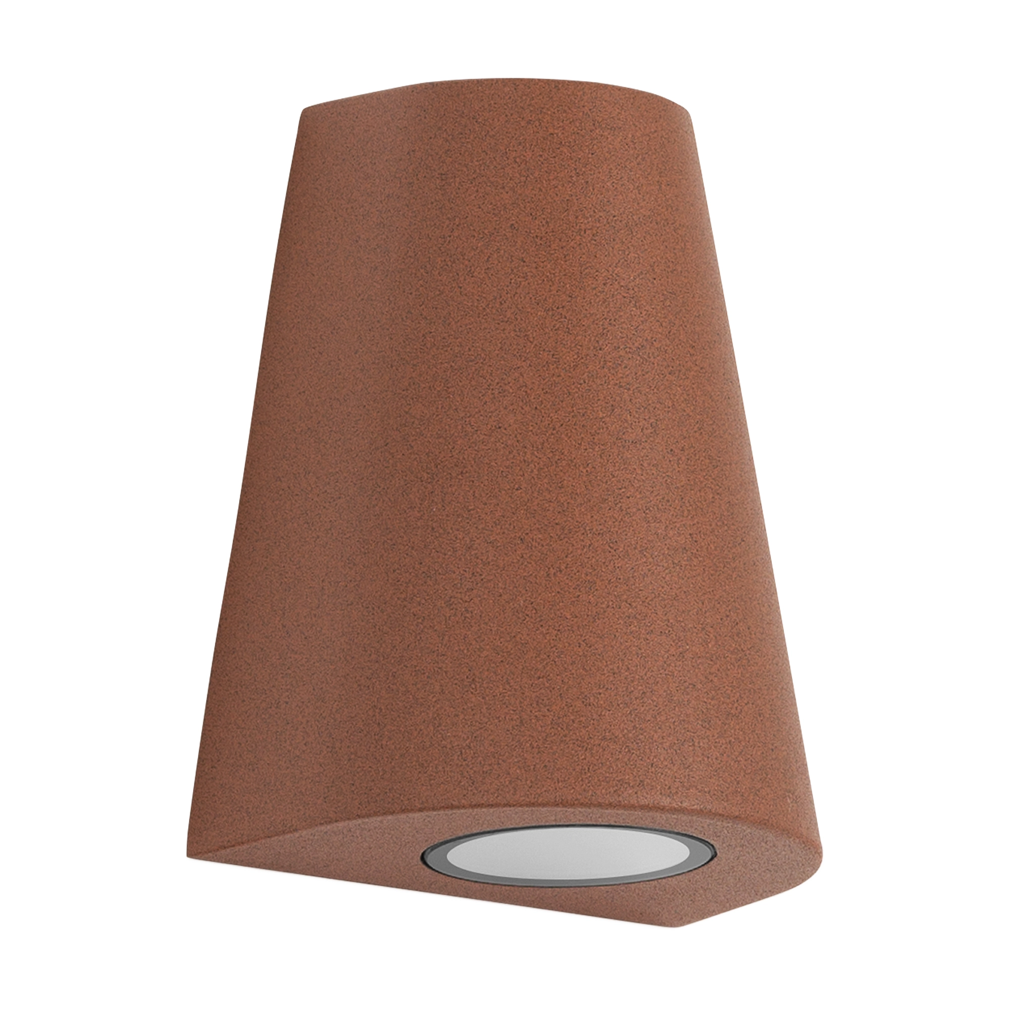 Cone Wandleuchte Corten mit Lichtsensor LED