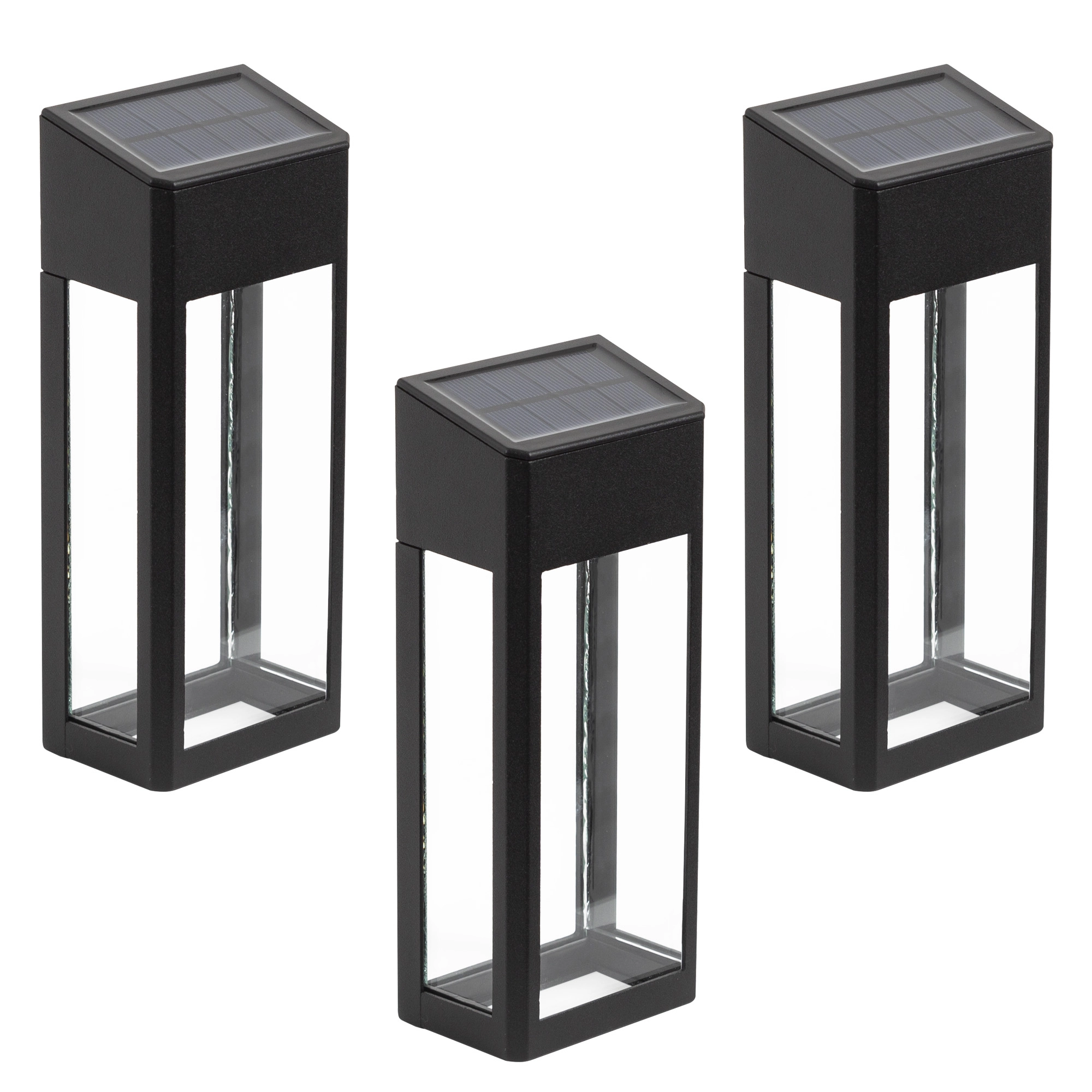 Solario LED Wandleuchte - 3x Set