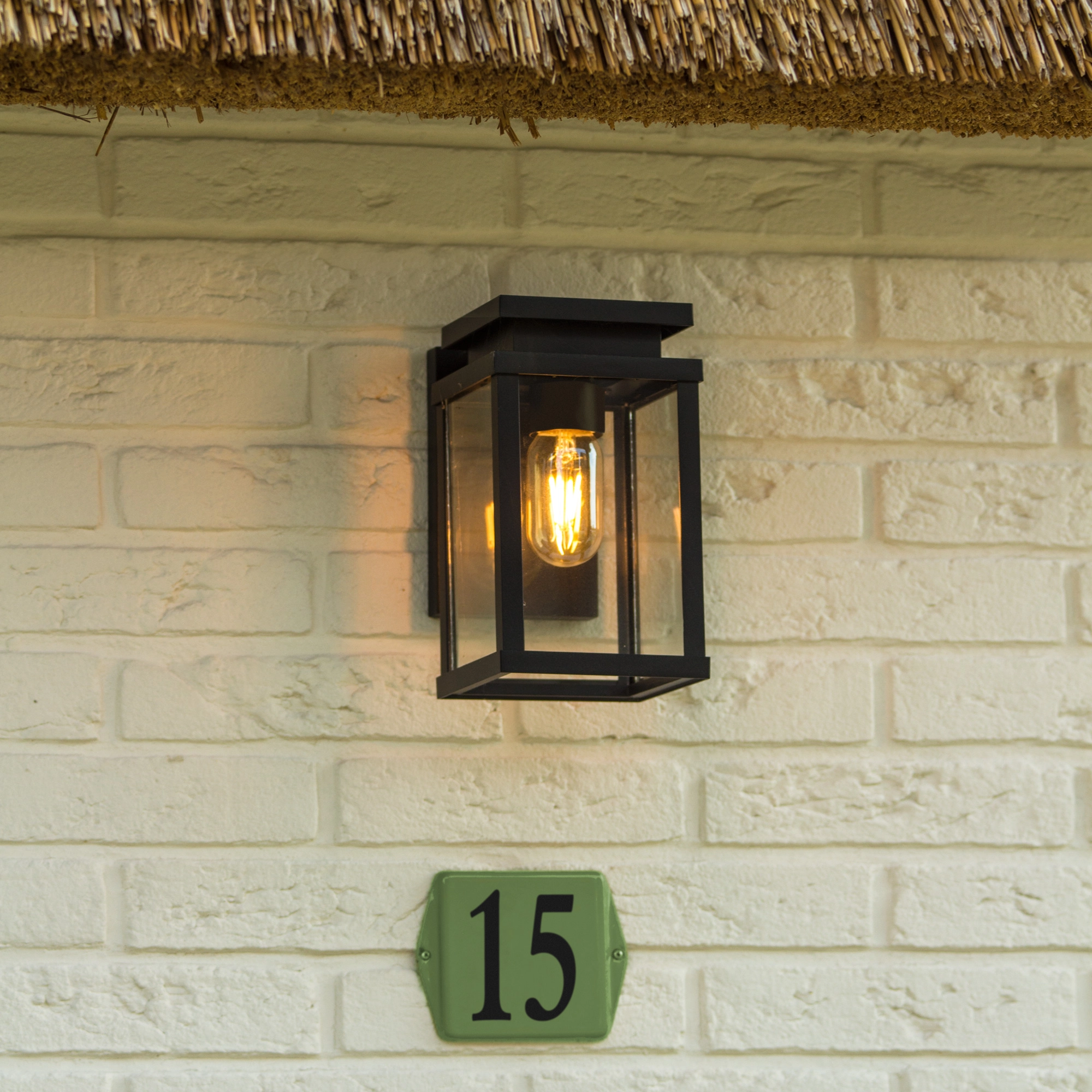 Jersey Wandleuchte Schwarz mit Smart Wifi LED