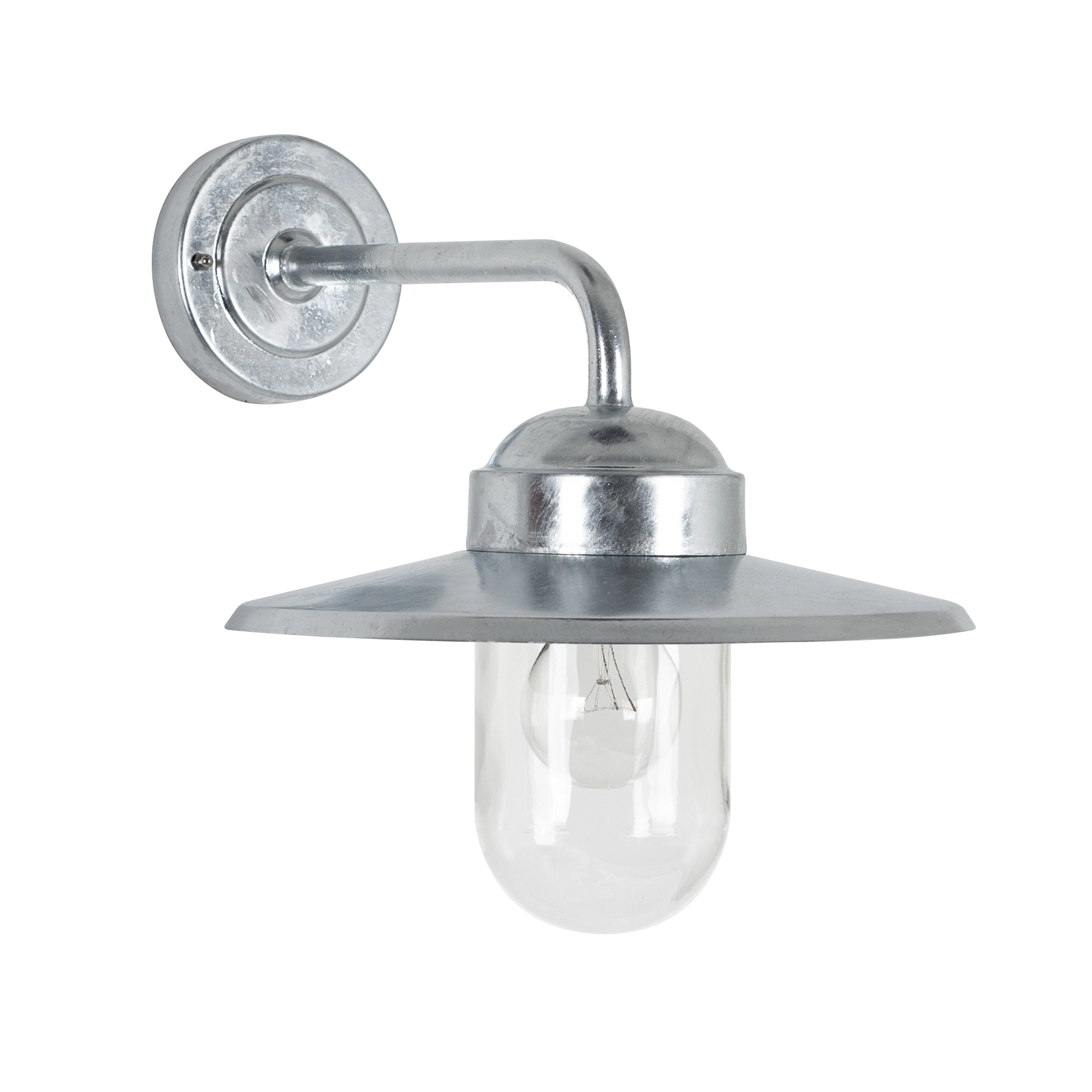 Retro Hofleuchte Gusto verzinkt mit Tag Und Nacht Sensor LED