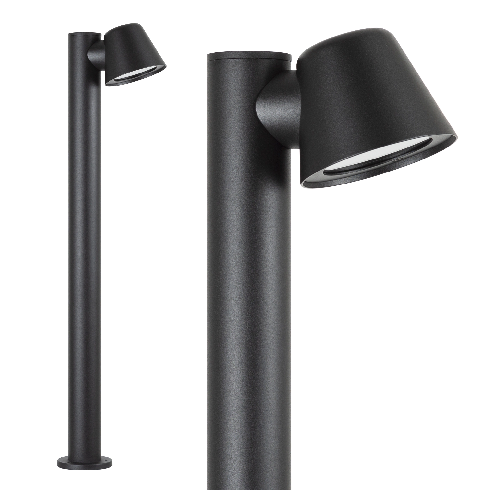 Vita Cup Gartenleuchte Mattschwarz 80cm