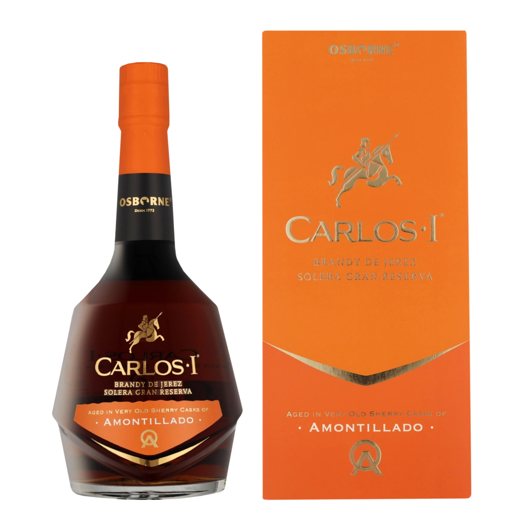 Carlos I Amontillado 70cl Brandy Geschenkverpackung
