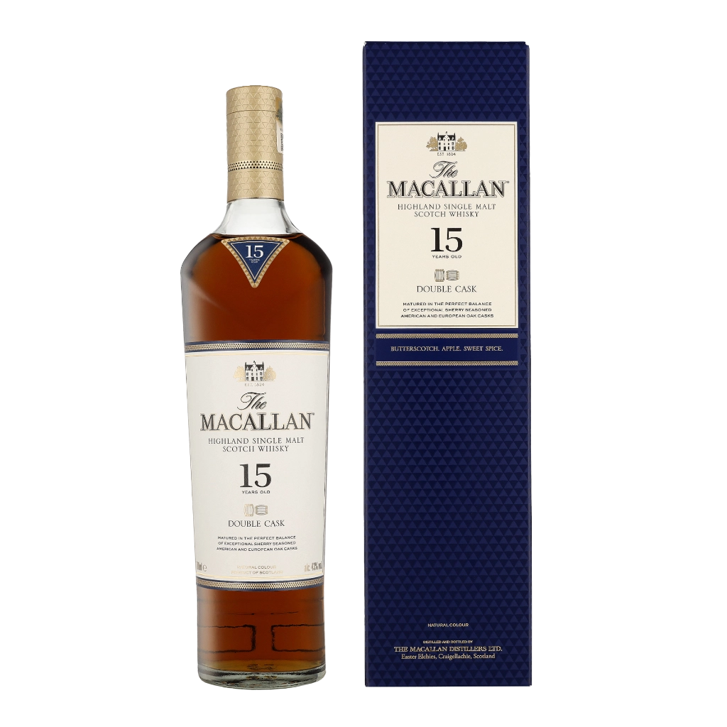 The Macallan 15 Years Double Cask 70cl Whisky Geschenkverpackung