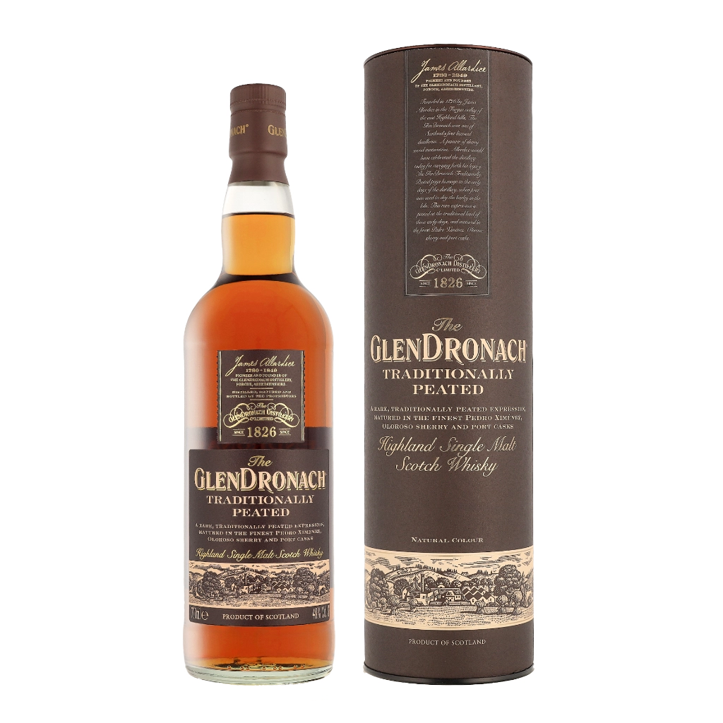 The Glendronach Traditionally Peated 70cl Whisky Geschenkverpackung
