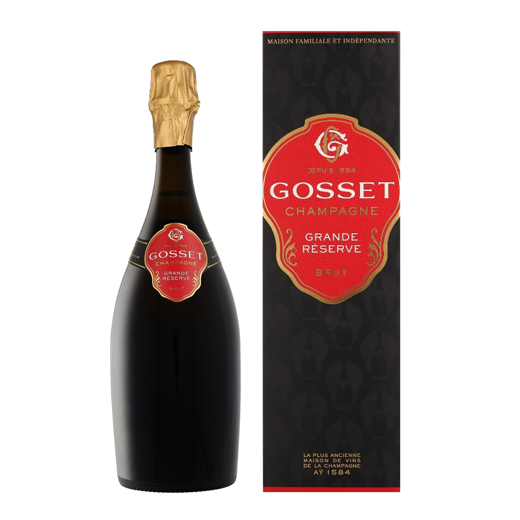 Gosset Grande Reserve Brut 75cl Wein Geschenkverpackung