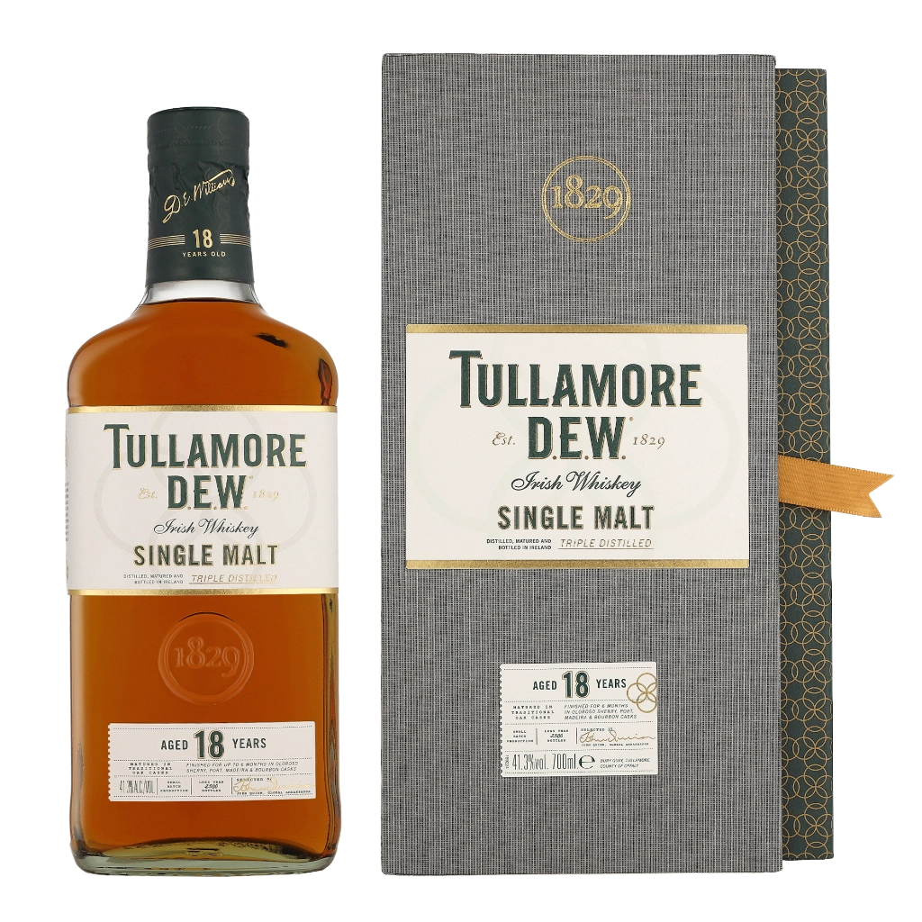 Tullamore Dew 18 Years 0.7 liter Whisky Geschenkverpackung