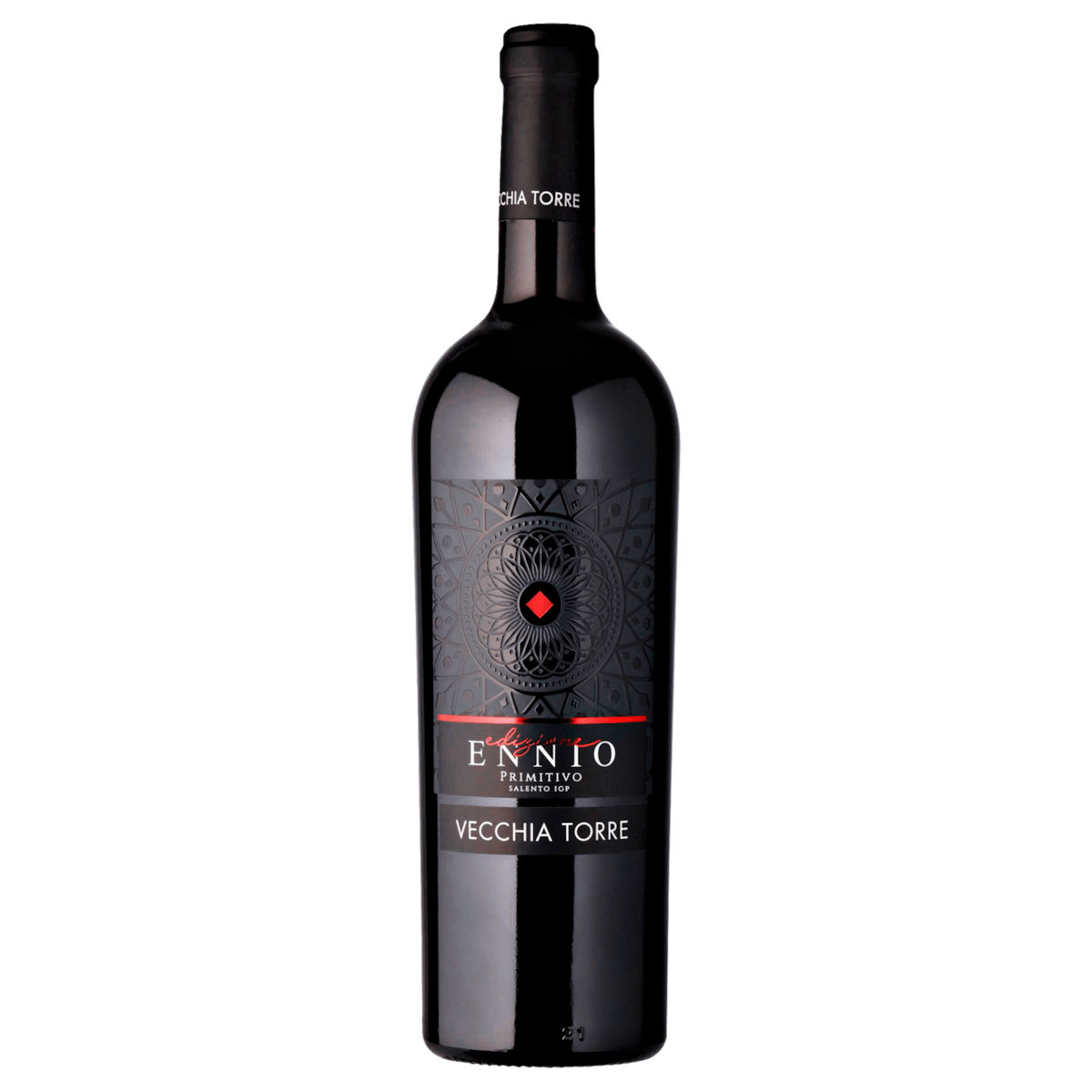 Cantina Vecchia Torre Primitivo Rotwein halbtrocken 0,75l
