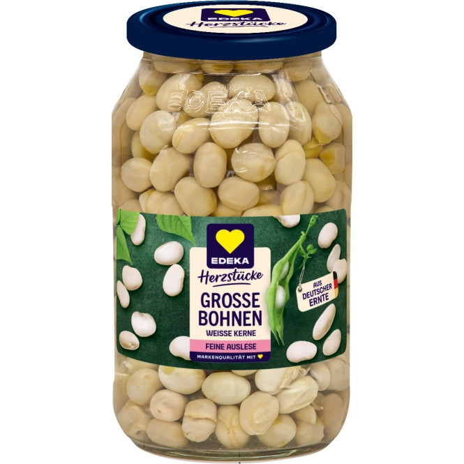 EDEKA Herzstücke Grosse Bohnen 530G