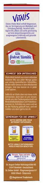 Dr.Oetker Vitalis Knuspermüsli Schoko Keks 430G
