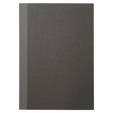 Notizbuch aus Recyclingpapier, Grau, A5