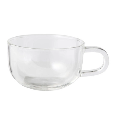 Teetasse aus hitzebeständigem Glas, 250 ml