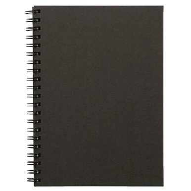 Notizbuch mit Doppelringbindung aus Recyclingpapier, B6