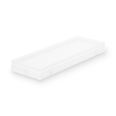 Deckel für PP Dokumentenbox, 10 cm, Halbtransparent
