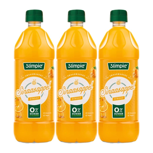Slimpie - Orange Limonaden-Sirup - 3x 650ml