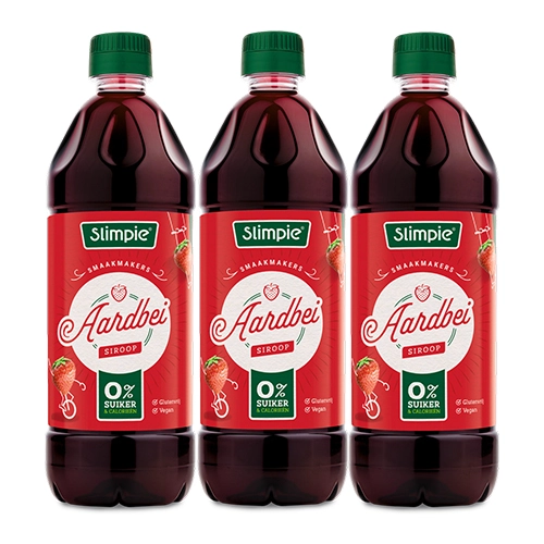 Slimpie - Erdbeere Limonaden-Sirup - 3x 650ml