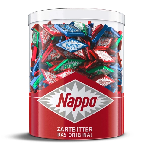 Nappo - Schokoladen Nougat Zartbitter - 1,32kg