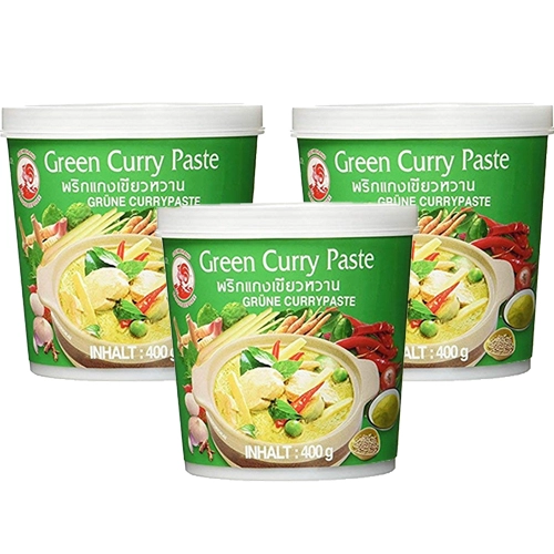 Cock Brand - Grüne Currypaste - 3x 400g