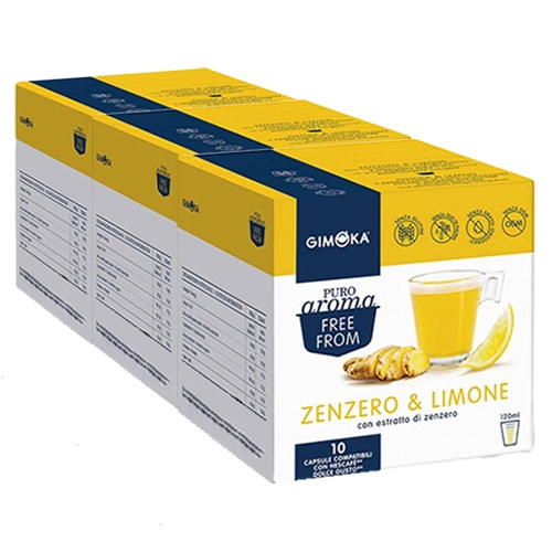 Gimoka - Zenzero E Limone - 3x 10 Kapseln