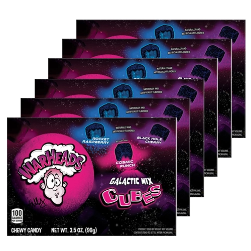 Warheads - Galactic Mix Cubes Theater Box - 6er