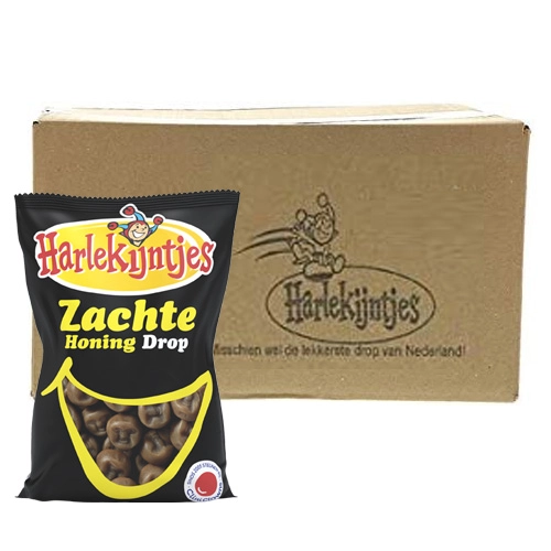 Harlekijntjes - Weichem Honig Lakritz - 12x 300g