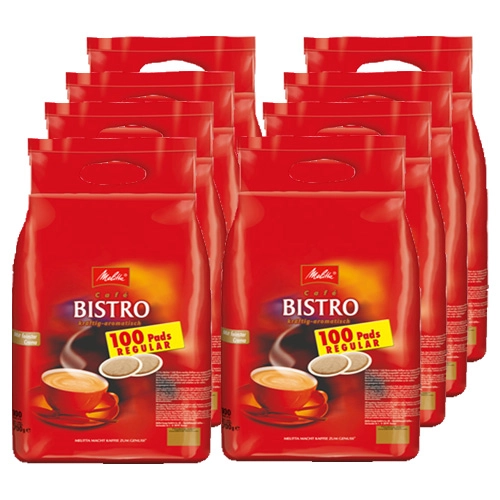 Melitta - Bistro Regular "Kräftig" - 8x 100 pads