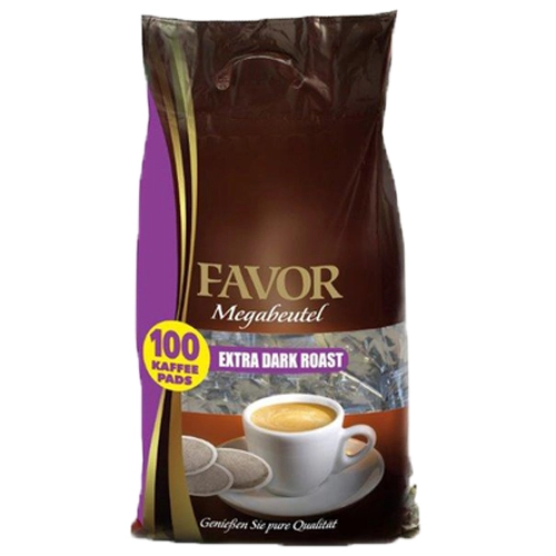 Favor - Extra Dark Roast Megabeutel - 100 pads
