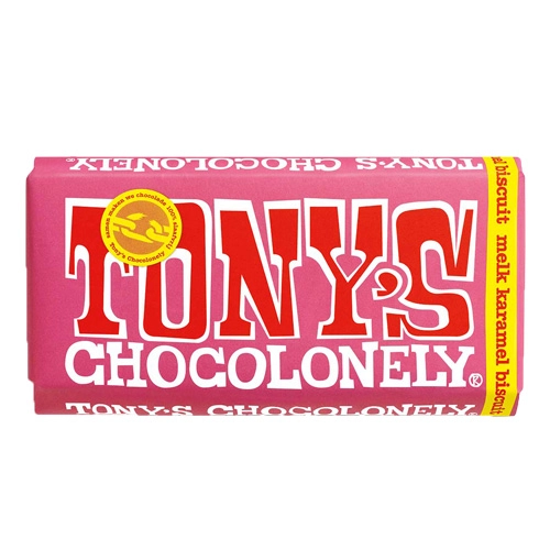 Tony&apos;s Chocolonely - Vollmilchschokolade Karamell Keks - 180g