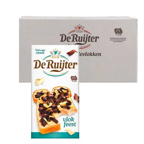 De Ruijter - Vlokfeest (Schokoflocken gemischt) - 14x 300g