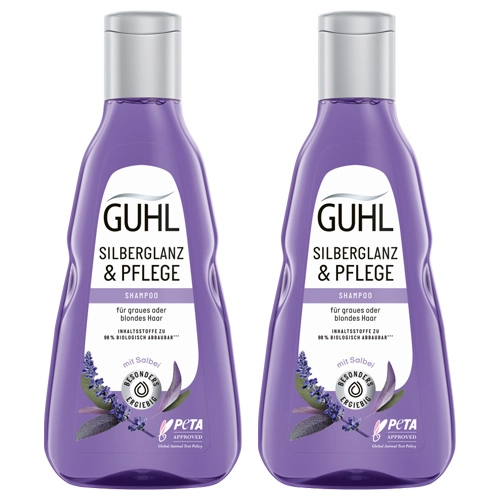 Guhl - Silberglanz & Pflege Shampoo - 2x 250ml
