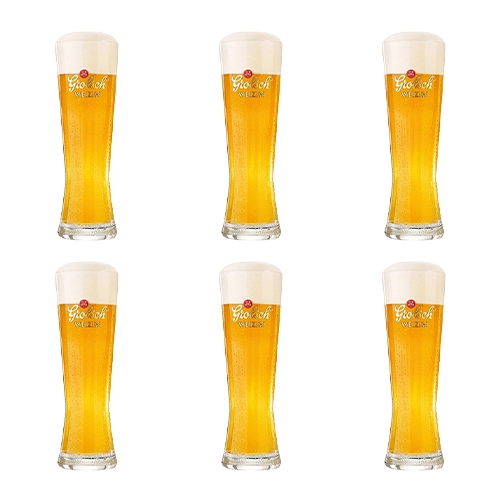 Grolsch - Bierglas "Weizen" 300ml - 6 stück