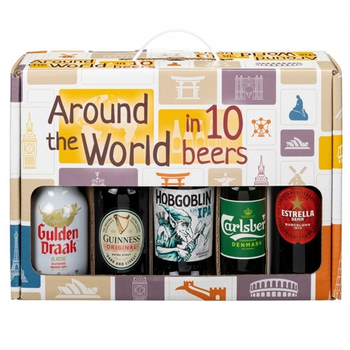 Around the world in 10 Beers - Geschenkpaket