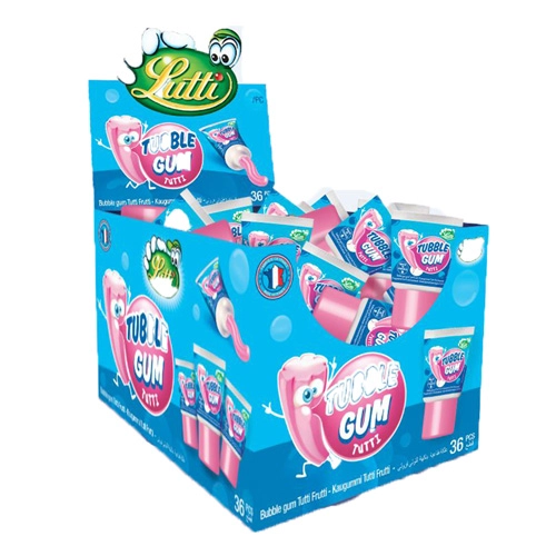 Lutti - Tubble Gum "Tutti Frutti" - 36er