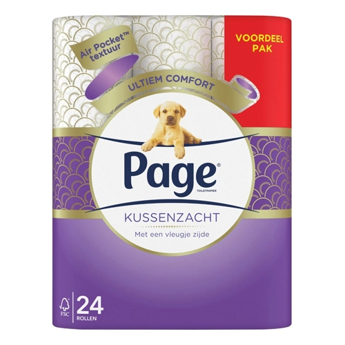 Page - Toilettenpapier Kissen weich - 24 Rollen