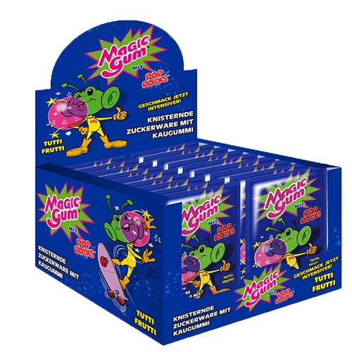 Zeta - Magic Gum Pop Rocks - Tutti Frutti - 50 bags