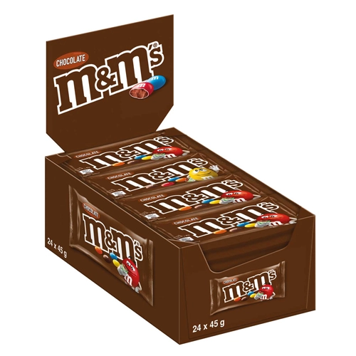 M&M&apos;s - Chocolate - 24 Beutel