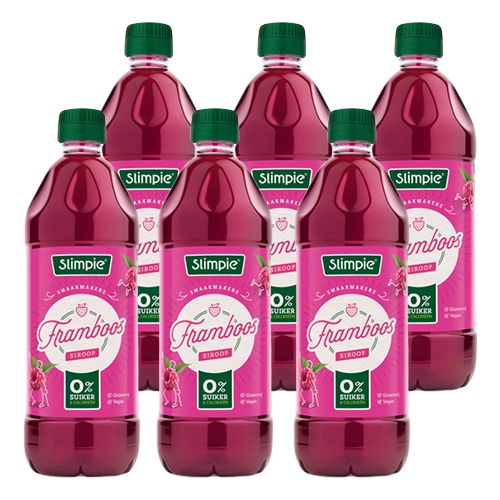 Slimpie - Himbeere Limonaden-Sirup - 6x 650ml