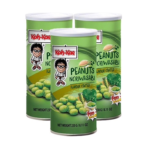 Koh-Kae - Überzogene Erdnüsse Nori Wasabi - 3x 230g